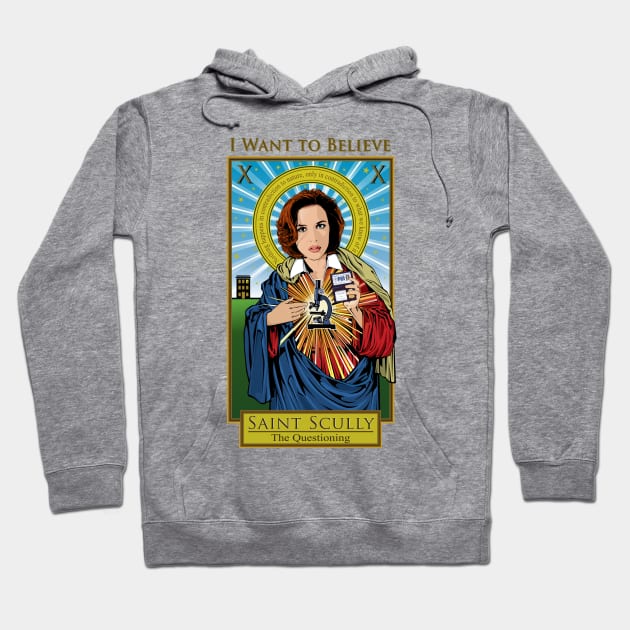 Saint Scully Hoodie by Pop Art Saints